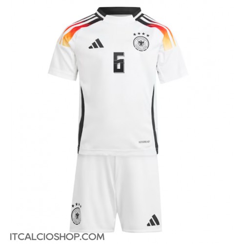 Germania Joshua Kimmich #6 Prima Maglia Bambino Europei 2024 Manica Corta (+ Pantaloni corti)